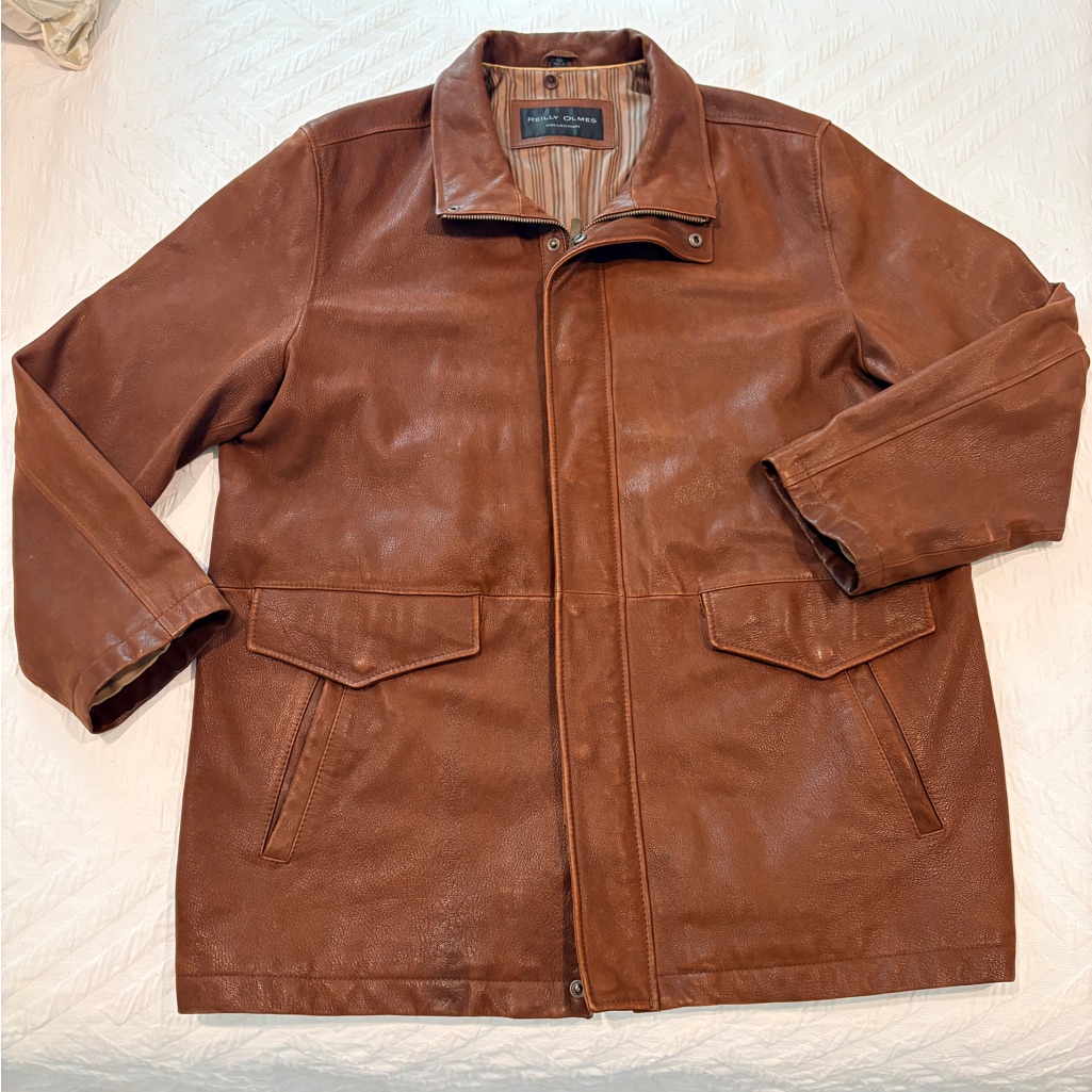 Mens Xl Soft Leather Jacket Reilly Olmes